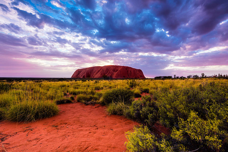 Uluru Photograph by U Schade