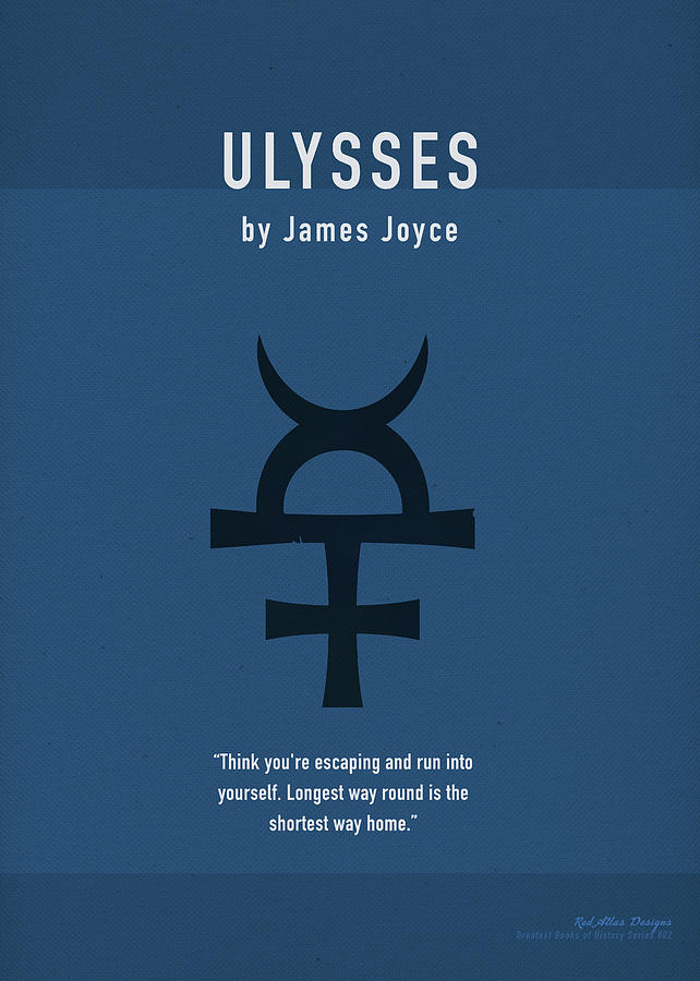 Book Mixed Media - Ulysses Greatest Books Ever Series 002 by Design Turnpike