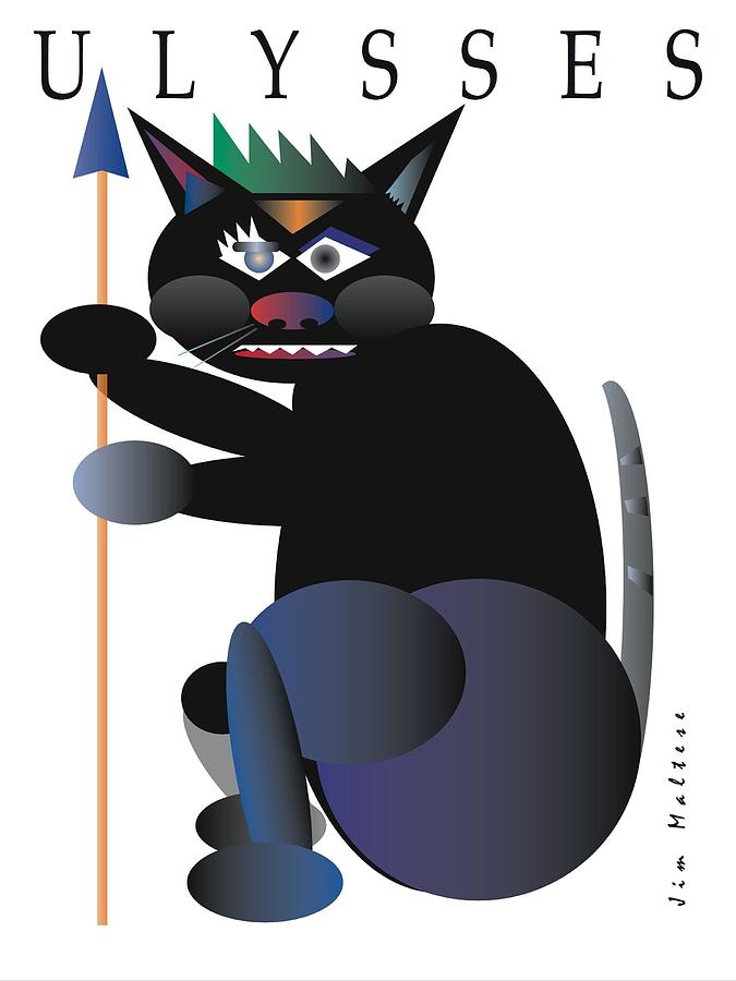 Animals Digital Art - Ulysses by James Maltese Animals Digital Art - Ulysses by James Maltese
