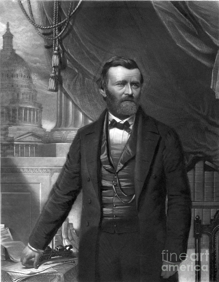 Ulysses Grant Photograph - Ulysses S. Grant, 18th American by Photo Researchers