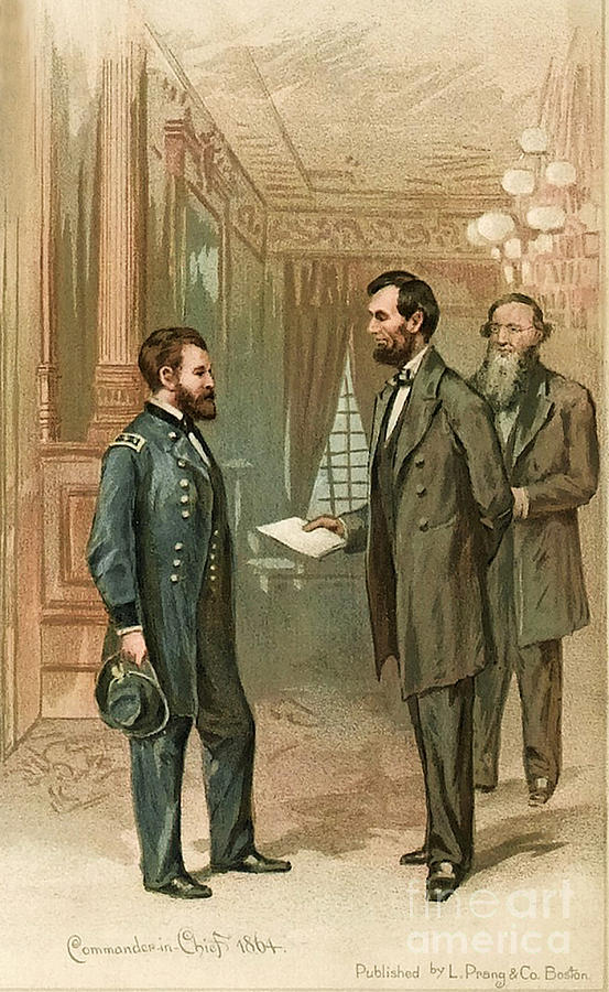 Ulysses Grant Photograph - Ulysses S. Grant With Abraham Lincoln by Wellcome Images