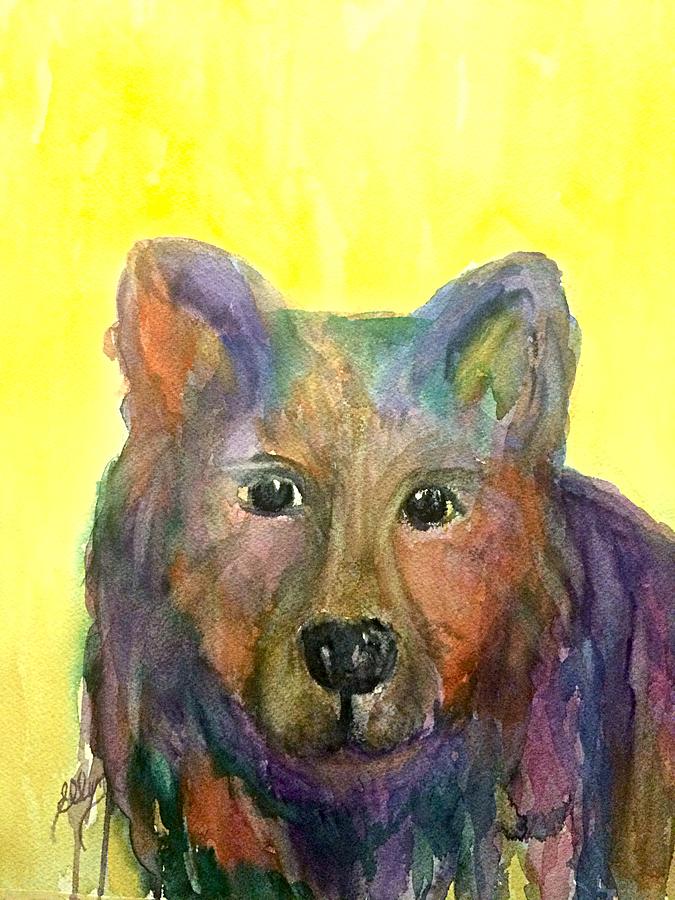 Um-bear-to Painting by Ellen Levinson