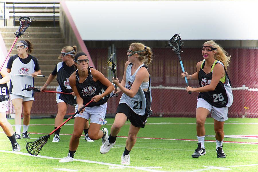 UMass LAX Practice Photograph by Mike Martin Fine Art America
