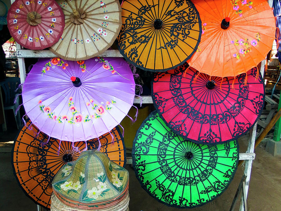 Umbrella Color Photograph by Kurt Van Wagner