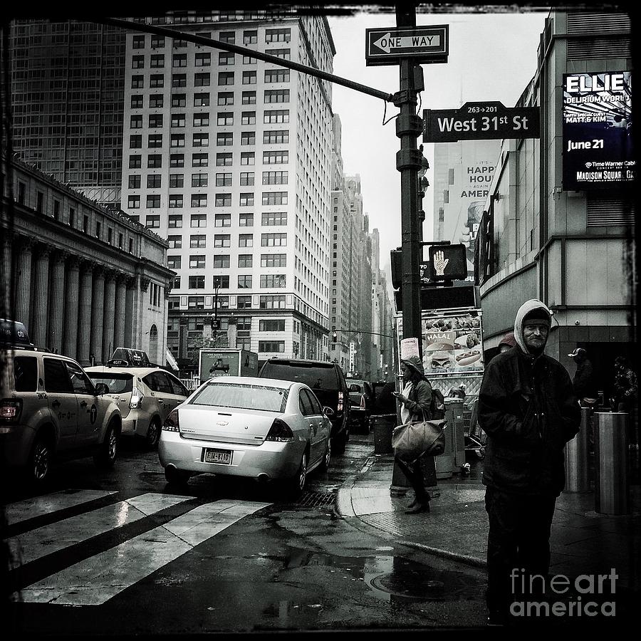 Umbrella Days - The City Photograph by Miriam Danar