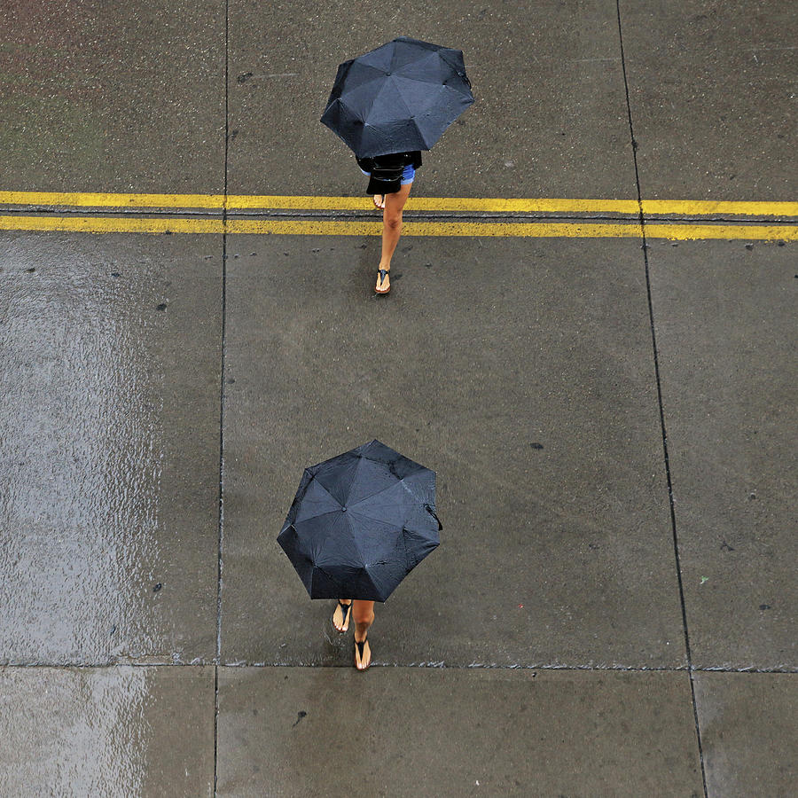 Umbrella Legs Photograph by Christopher McKenzie