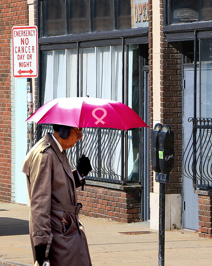Umbrella Man is Compassionate Photograph by Christopher McKenzie
