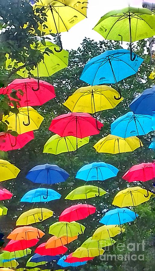 Umbrella Sky 3 Photograph by Joan-Violet Stretch
