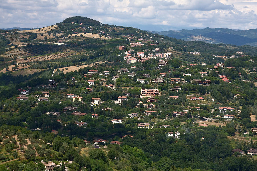 Umbria Landscape Scene Photograph by Sally Weigand