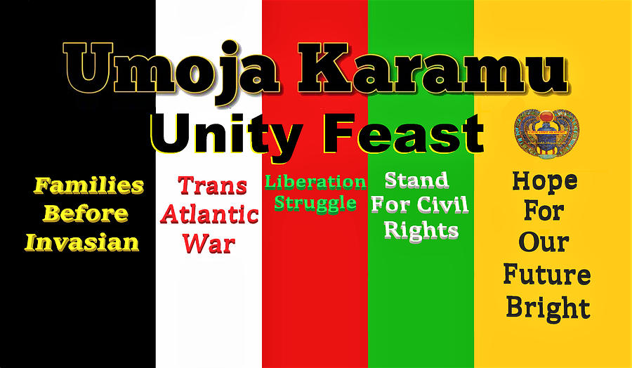 Umoja Karamu Unity Feast Digital Art by Adenike AmenRa