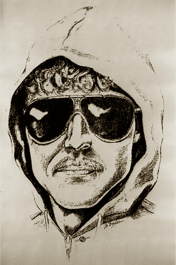 Unabomber Ted Kaczynski Police Sketch 2 Painting by Tony Rubino