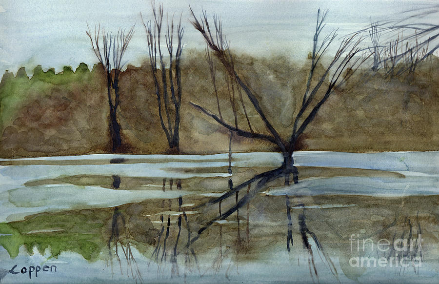 Unadilla High Water Painting by Robert Coppen