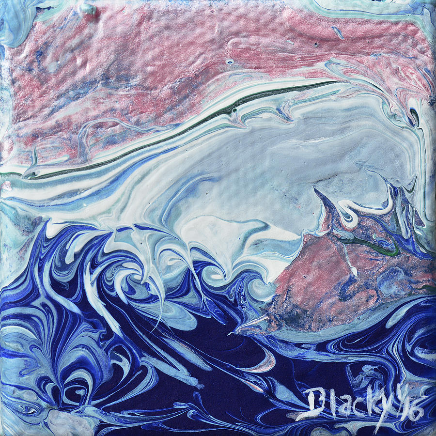 Unbridled Sea Painting by Donna Blackhall