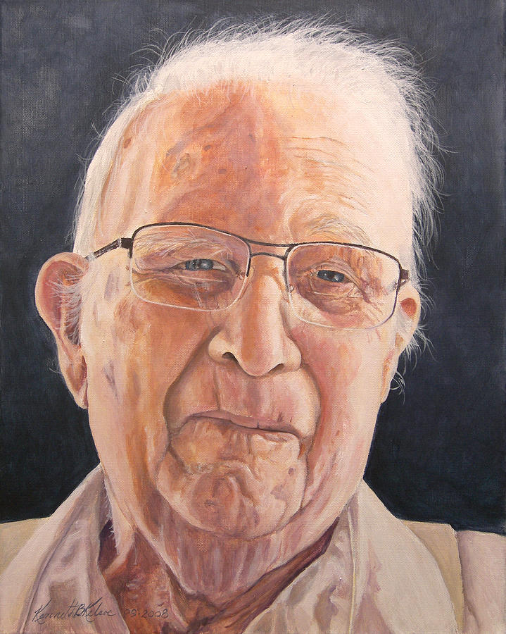 Portrait Painting - Uncle Denman by Kenneth Kelsoe