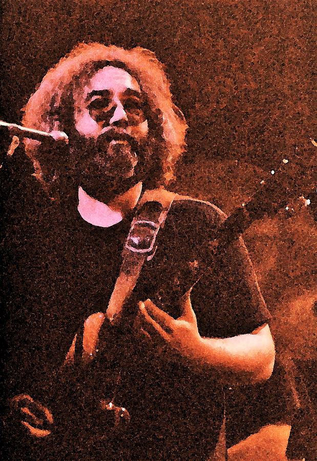 Reflections on Jerry Garcia #1 by Nelson Strong