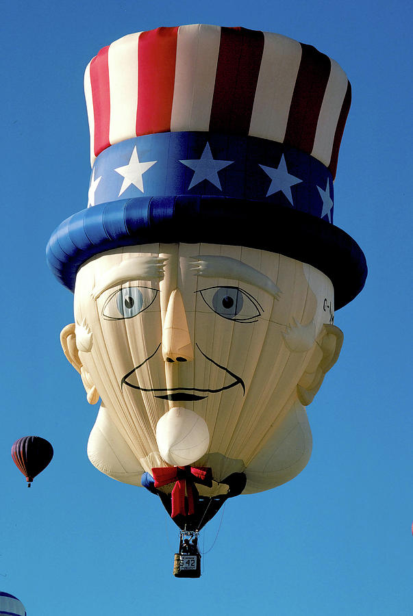 Uncle Sam Balloon In Albuquerque New Mexico Photograph
