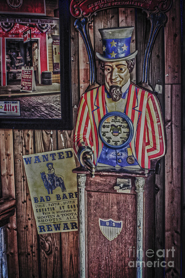 Uncle Sam Fortune Machine Photograph by Sandy Moulder
