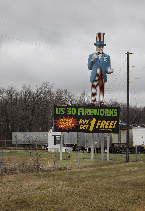Uncle Sams Fireworks Photograph by Suzanne Gaff