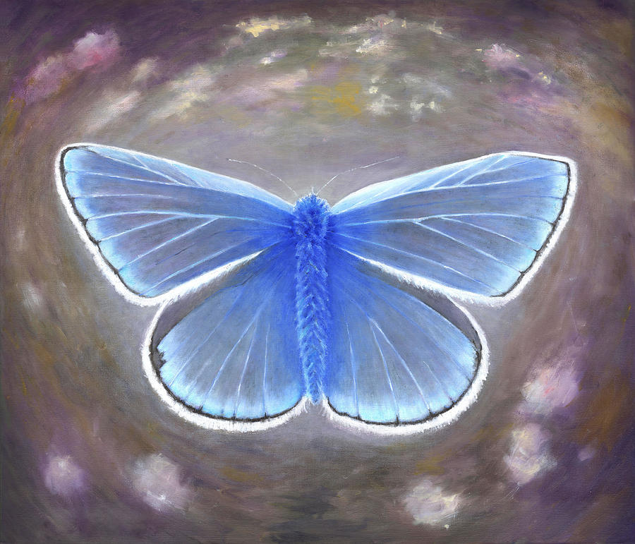Blue Painting - Uncommon blue by Helen White Blue Painting - Uncommon blue by Helen White