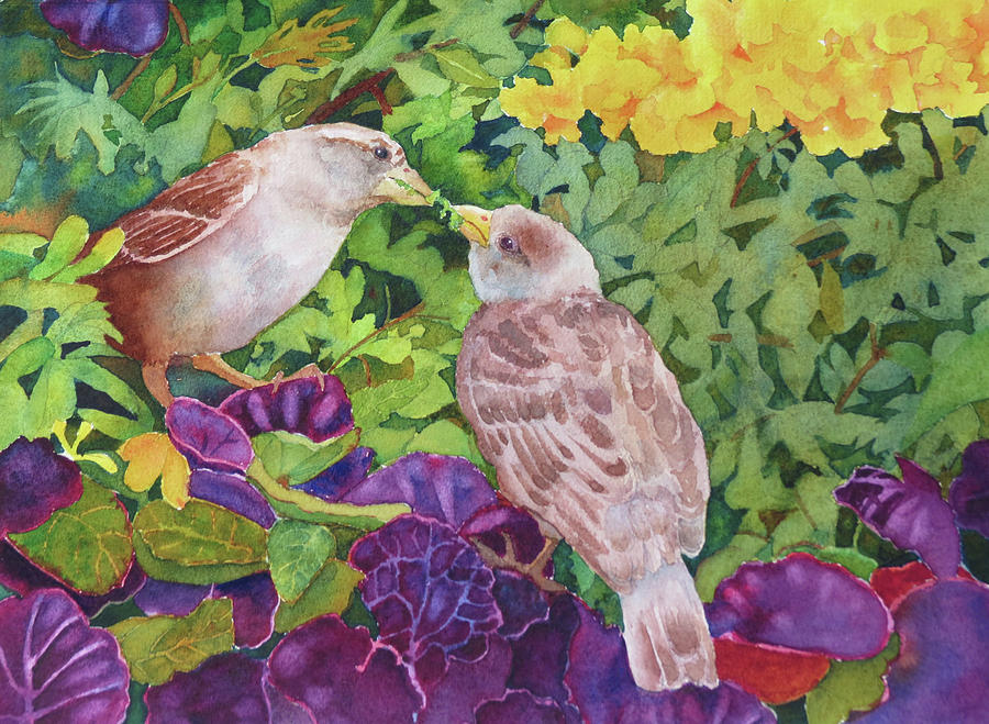Unconditional Love Painting by Judy Mercer