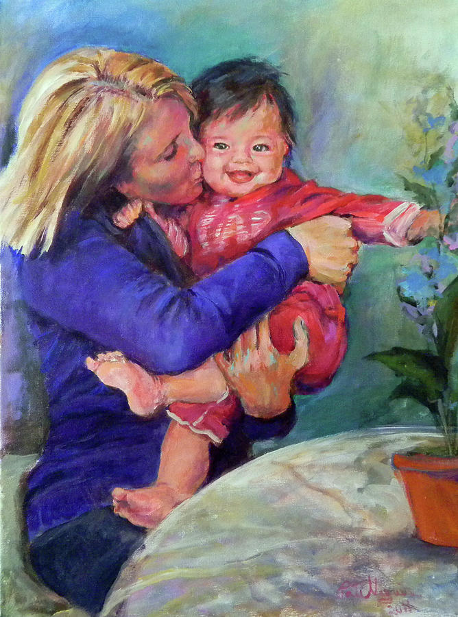 Unconditional Love Painting by Patricia Maguire