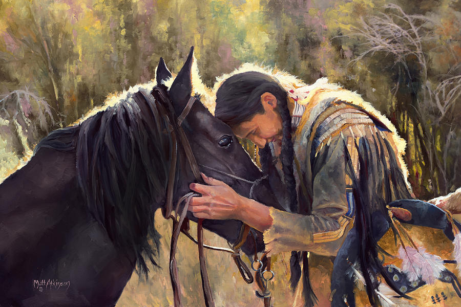 Horse Painting - Unconditional by Matt Atkinson