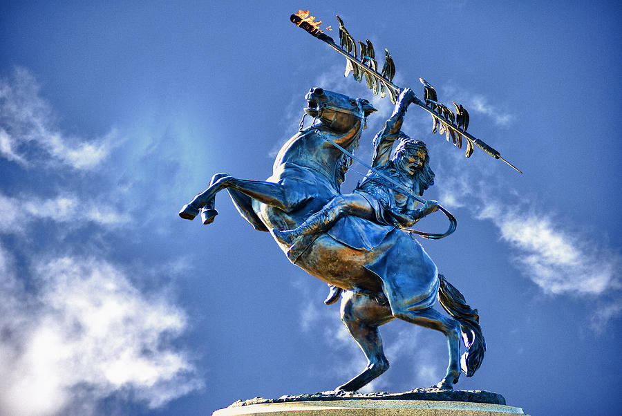 Florida State University Photograph - Unconquered Chief Osceola and Renegade by Frank Feliciano