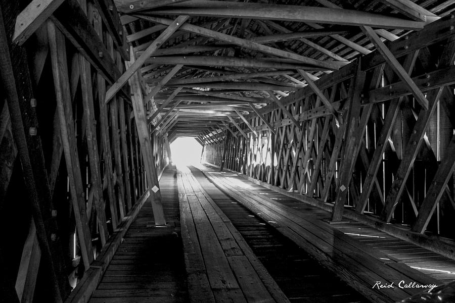 Weatherizing Uncovered Watson Mill Covered Bridge Photograph by Reid Callaway