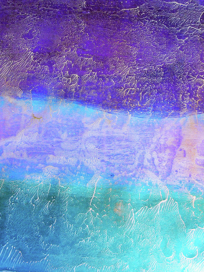 Under A Purple Sea Painting by Jacklyn Duryea Fraizer