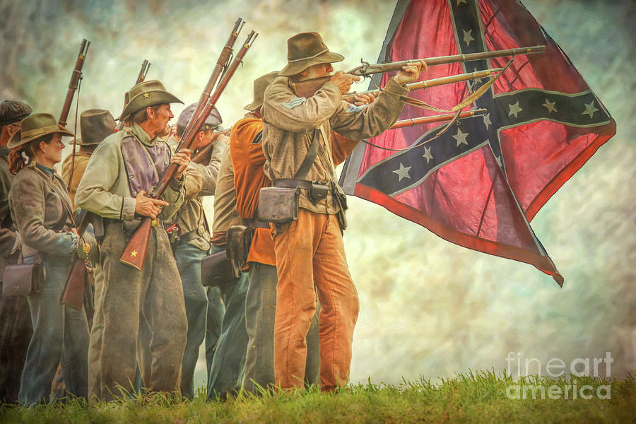 American Revolution War Flag Digital Art by Randy Steele - Pixels