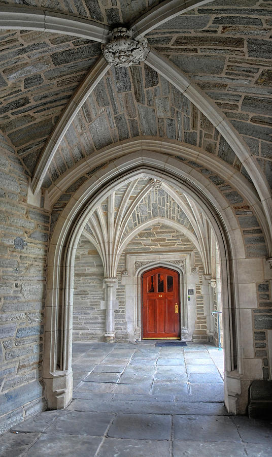 Under An Arch At Princeton University Photograph by Dave Mills