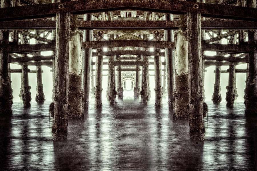 Under Crystal Pier Photograph by Nicole Swanger