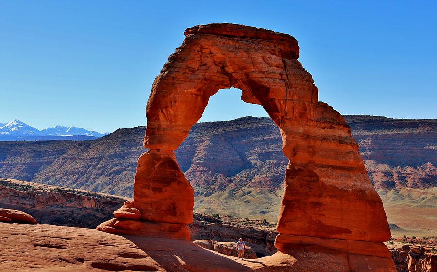 Under Delicate Arch  Photograph by Christy Pooschke