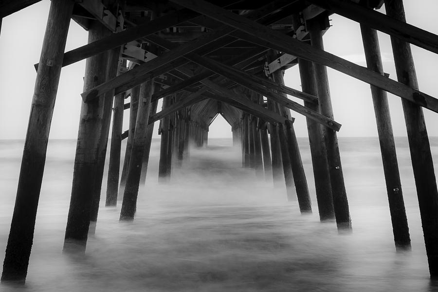 Under Ocean Crest Pier Photograph by Nick Noble