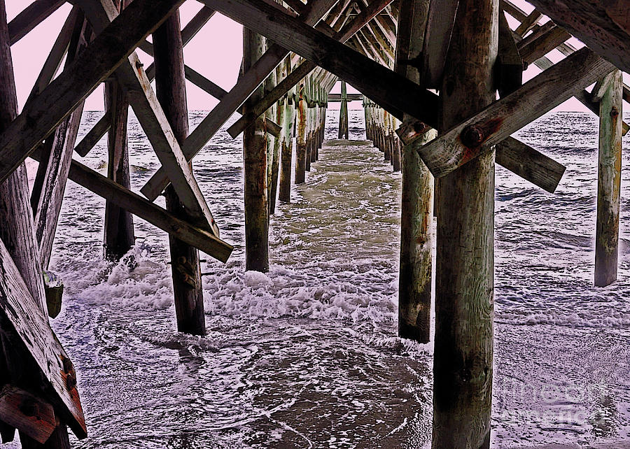Under Pier 14 Photograph by Lydia Holly