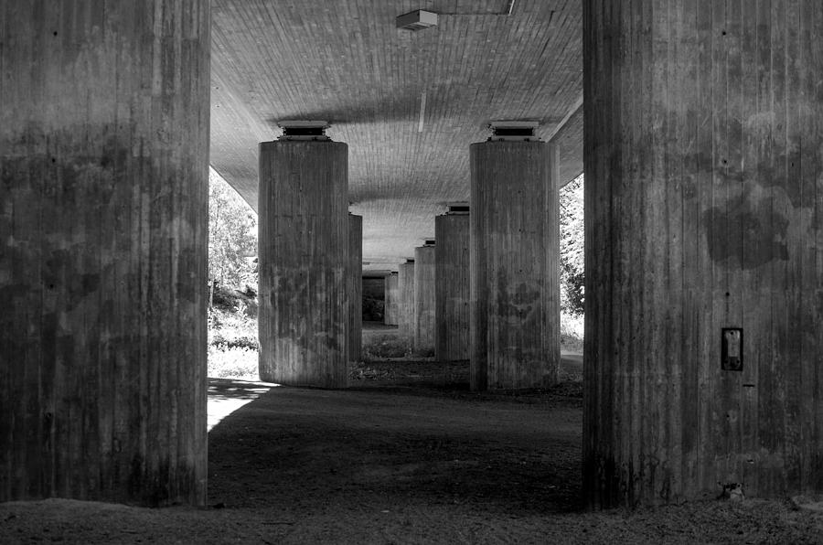 Under Railway Bridge Photograph by Jarmo Honkanen