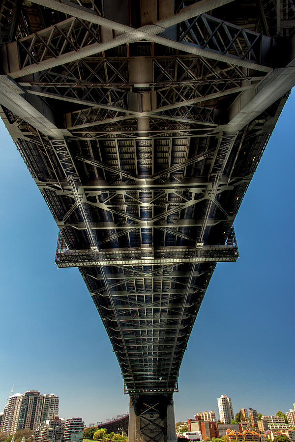 Under Sydney Harbor Bridge Photograph by Kenny Thomas