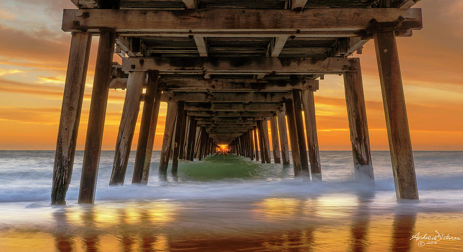 Under the boardwalk Photograph by Andrew Dickman