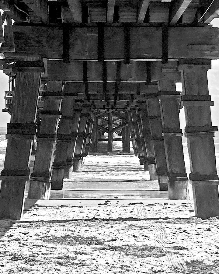 Under The Boardwalk Photograph by Angie Mahoney - Fine Art America