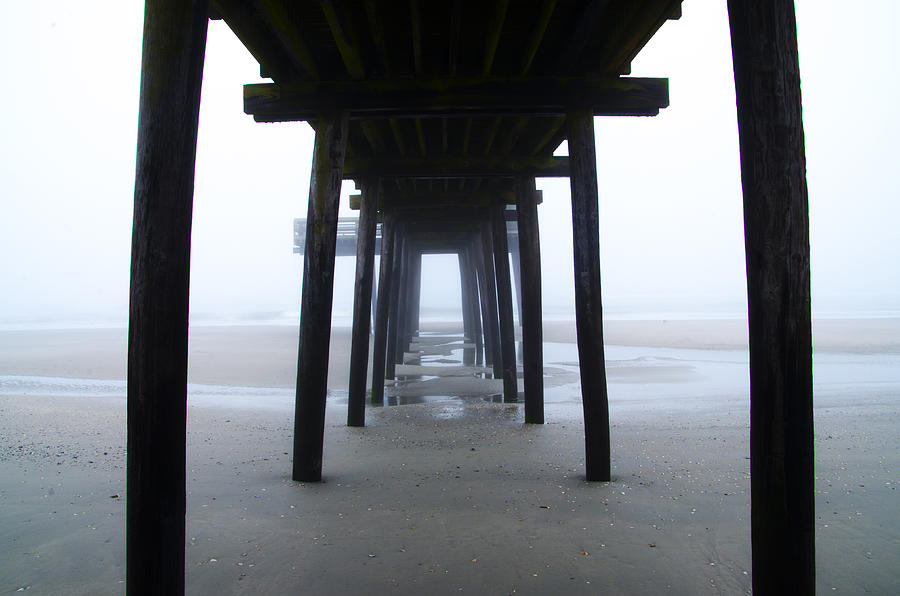 Pier Photograph - Under the Boardwalk by Bill Cannon