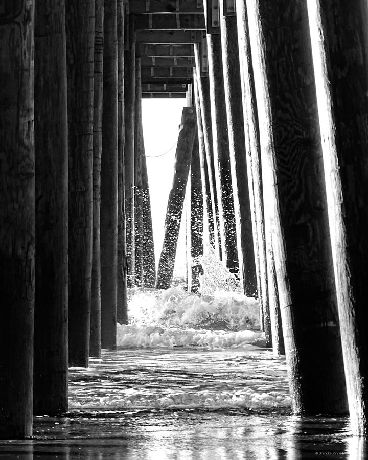 Pier Photograph - Under the Boardwalk by Dark Whimsy