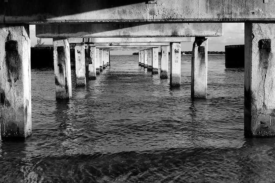 Under the Boca Pier Photograph by Robert Wilder Jr