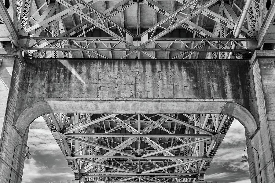 Under the Bridge - 2018 Christopher Buff, www.Aviationbuff.com Photograph by Chris Buff