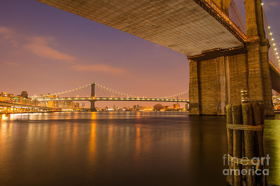 Brooklyn Bridge Photograph - Under The Bridge by Abe Pacana