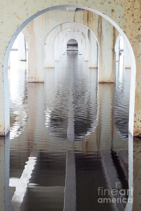 Architecture Photograph - Under the Bridge by Linda Lees