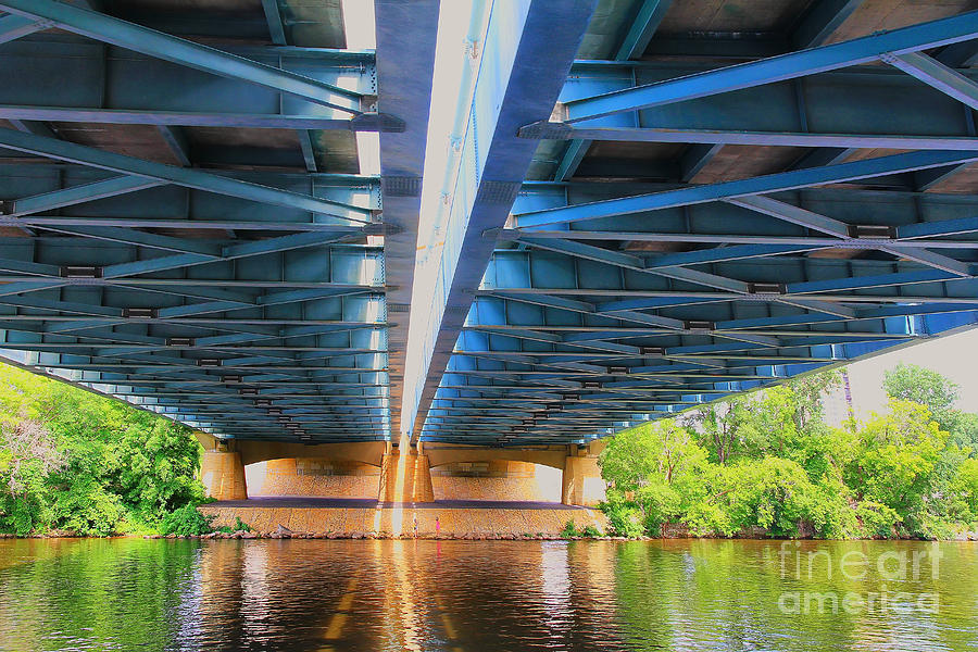 Minneapolis Photograph - Under The Bridge by Teresa Zieba