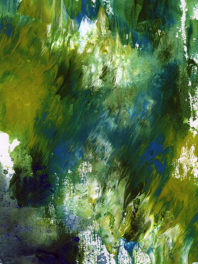 Abstract Painting - Under The Canopy- Abstract Art by Linda Woods by Linda Woods