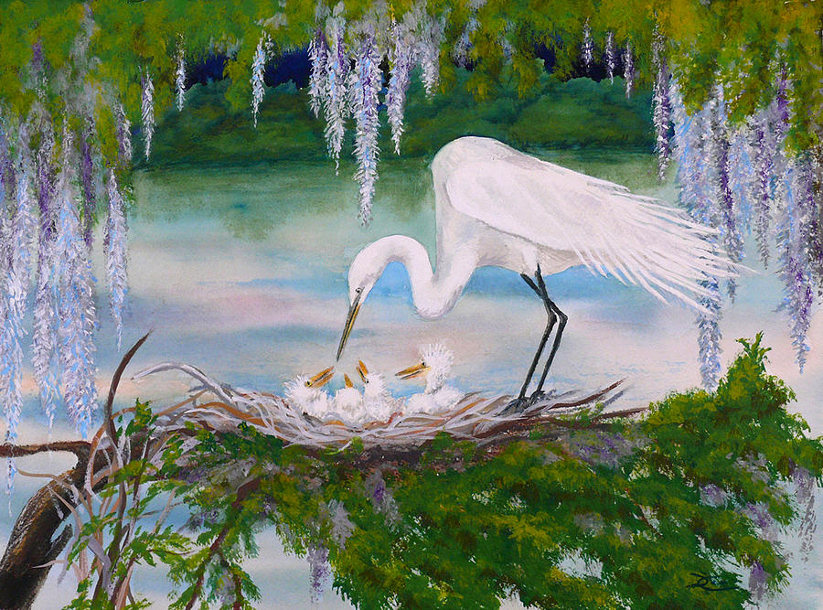 Under The Canopy Painting by Dee Carpenter