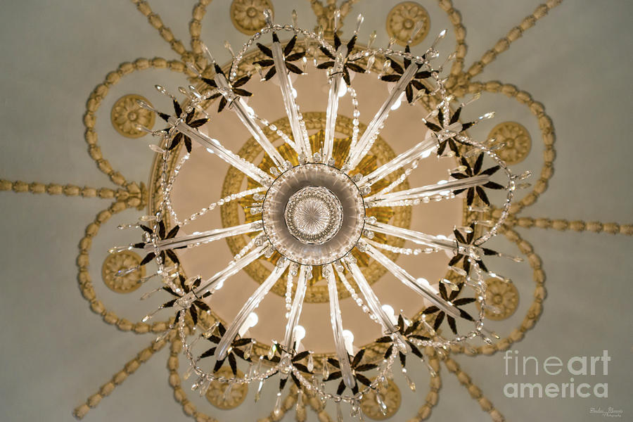 Under The Chandelier Photograph by Jennifer White