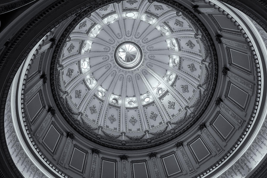 Under The Dome BW3 Photograph by Jonathan Nguyen